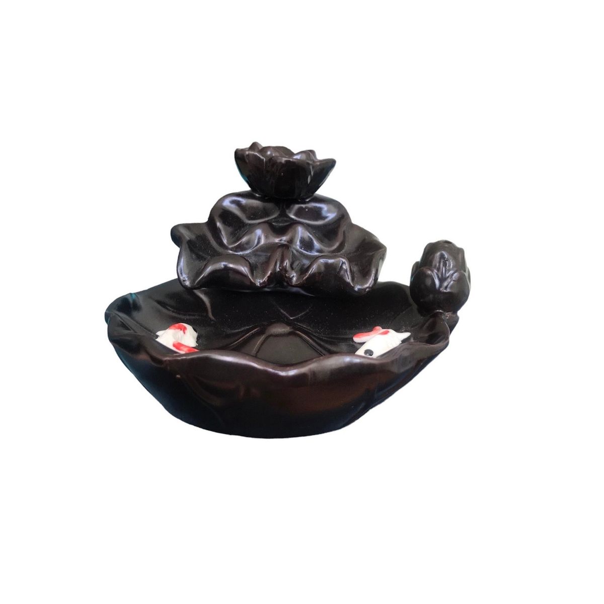 GENERICO - Cascada De Humo Flor Peces Con Incienso Cono Lavanda Palo Santo