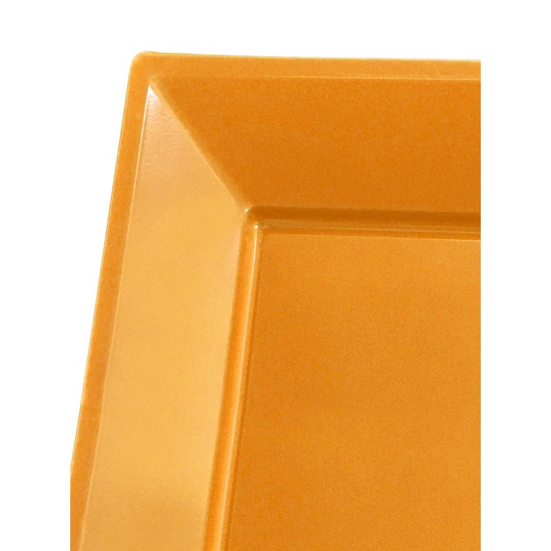 GENERICO - BANDEJA RECTANGULAR GRANDE NARANJO X3 UNI