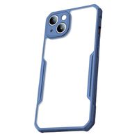 Carcasa Military Grade Para iPhone 13-14 - Borde Azul