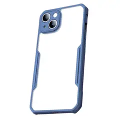 XUNDD - Carcasa Military Grade Para iPhone 13-14 - Borde Azul