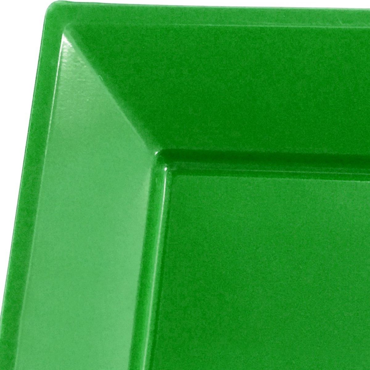 GENERICO - BANDEJA RECTANGULAR GRANDE VERDE X3 UNI