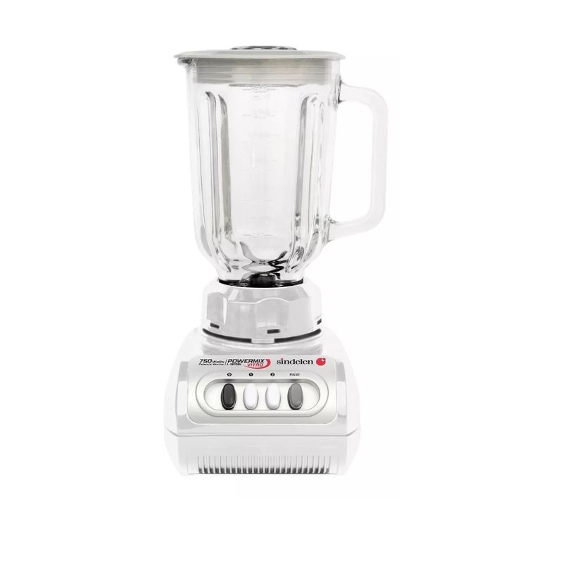 SINDELEN - Licuadora Sindelen Jarro De Vidrio 1 1/2 lts Color Blanco 750w