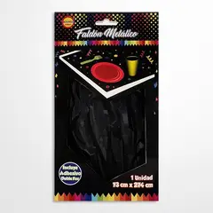 GENERICO - FALDON MESA METALICO 2.74 MT X 73 CM NEGRO X1 UNI