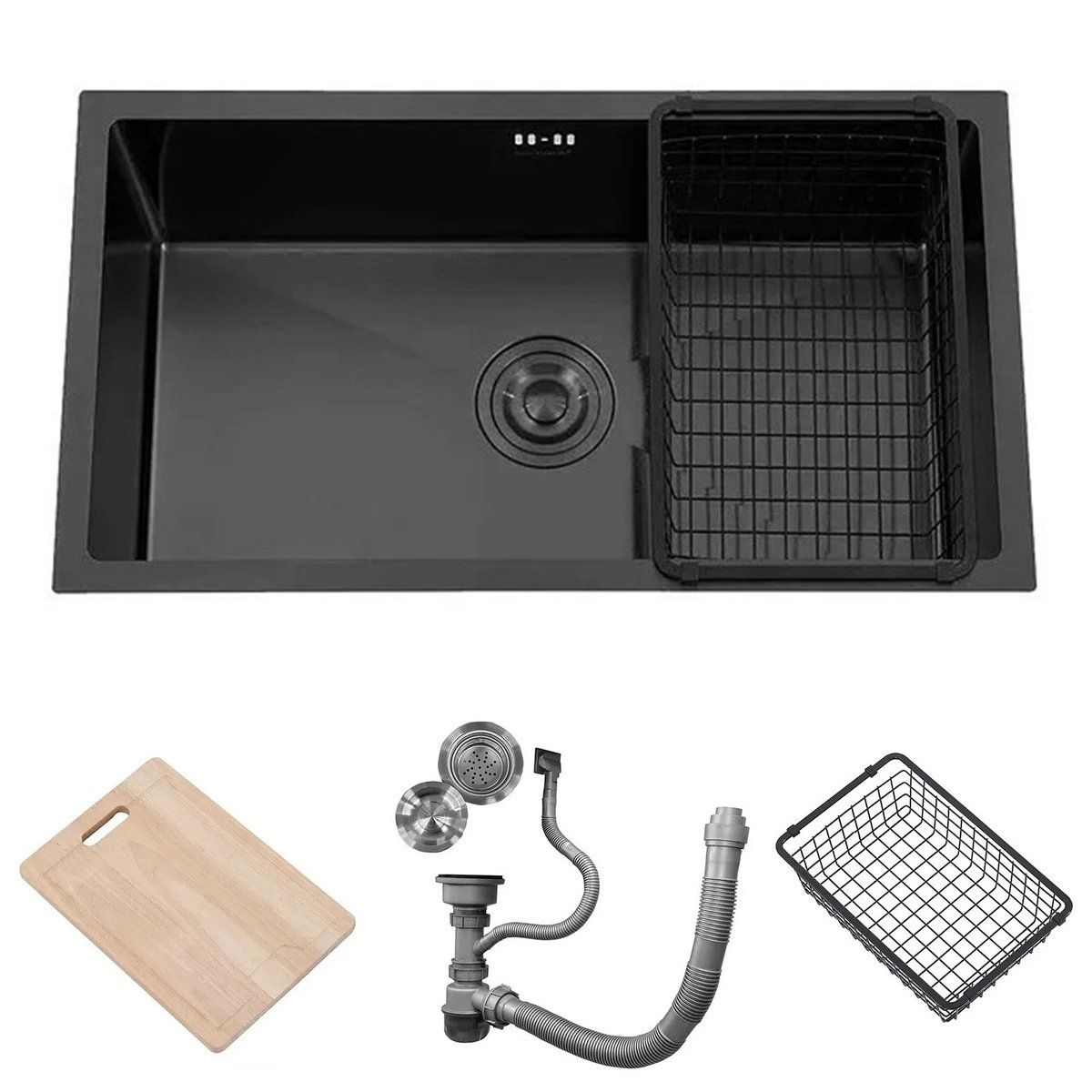 KUANGYE - Lavaplatos Acero Inoxidable Deluxe 71x40 Cm