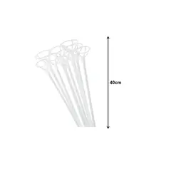 GENERICO - VARILLAS PARA GLOBOS 40 CM 6 PCS