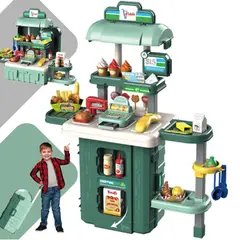 GENERICO - Maleta Juguete 2 en 1: Mesa Supermercado