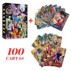 TIOZONEY - 100 Cartas Dragon Ball + Album dragon Ball