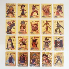 TIOZONEY - 50 Cartas Dragon Ball Doradas