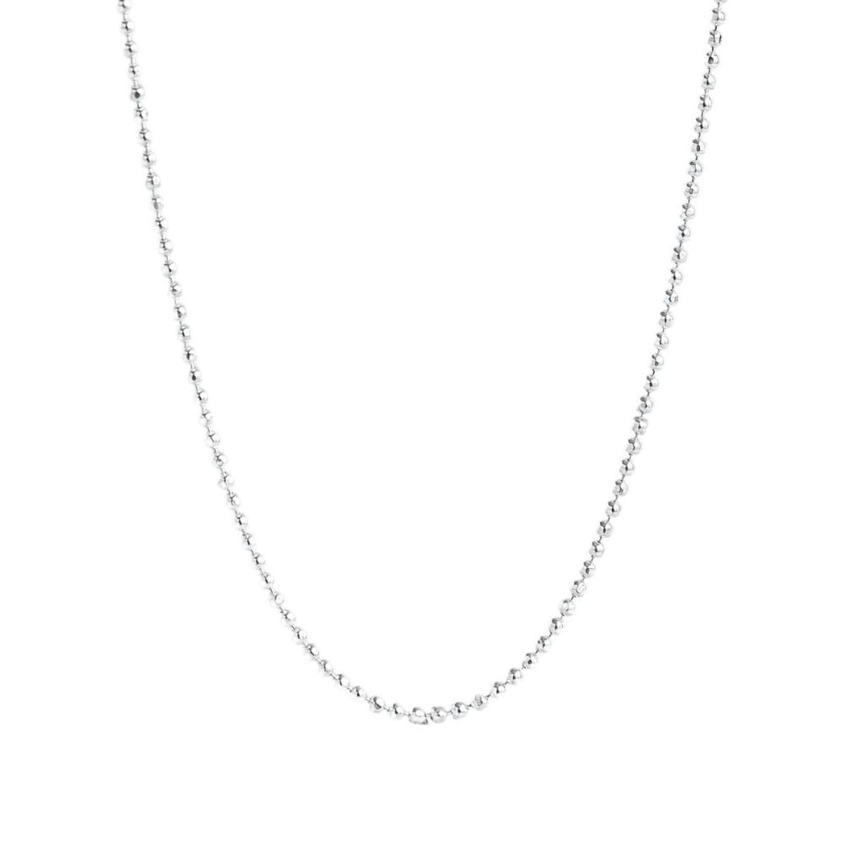 MABELITA - Cadena de Plata Italiana 925 Bolitas 45 cm