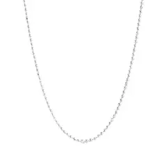 MABELITA - Cadena de Plata Italiana 925 Bolitas 45 cm