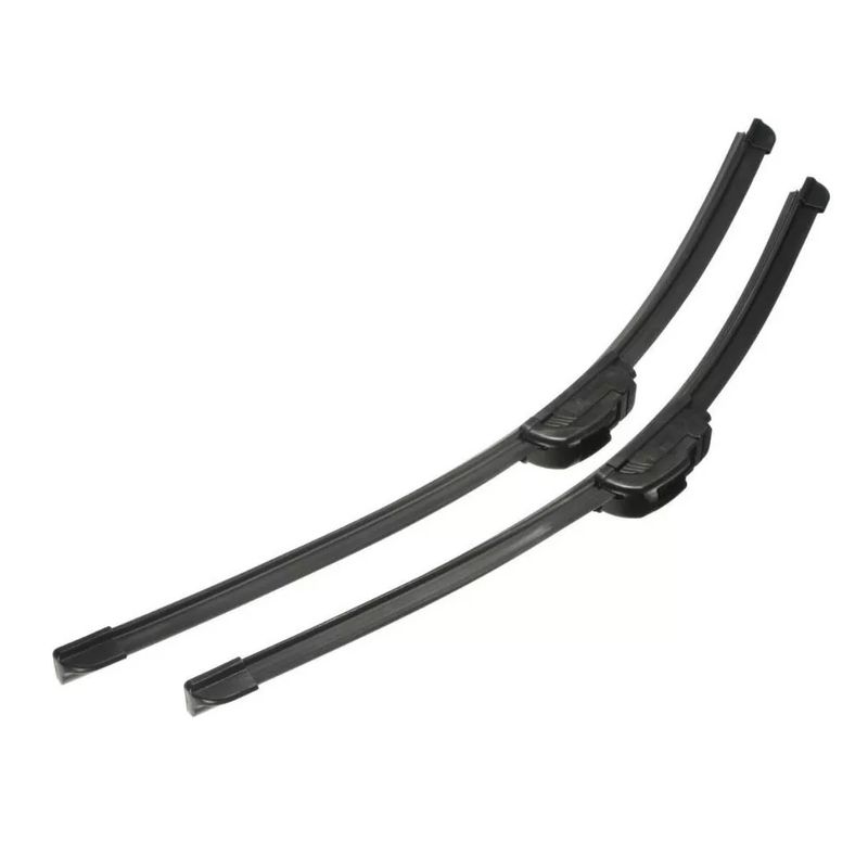 GENERICO - Par Plumillas Limpiaparabrisas Silicona Universal Vehiculo