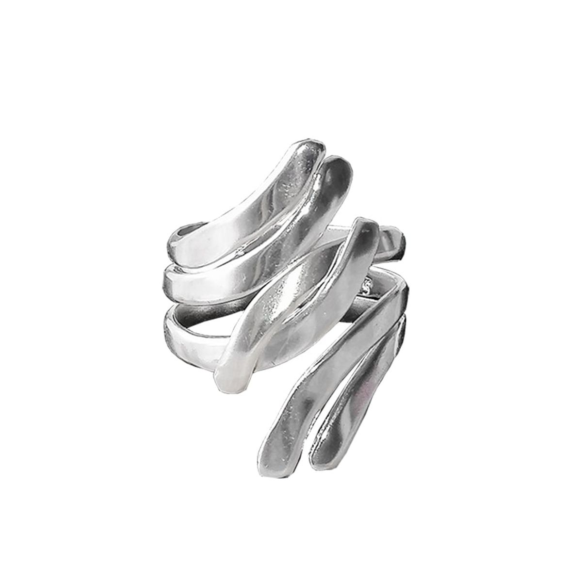 MABELITA - Anillo de Plata Ajustable Entrelazado Reda