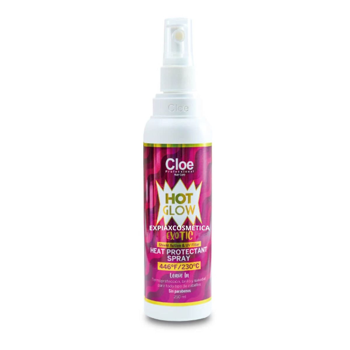 CLOE - Protector Térmico Cloe Hot Glow Exotic 250ml Aroma a Frutas Suavidad