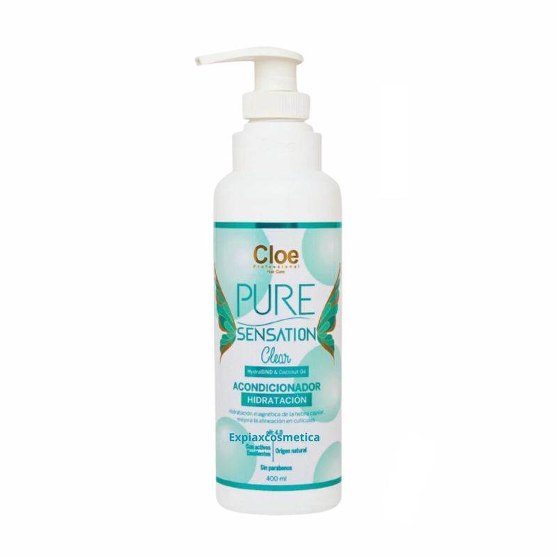 CLOE - Acondicionador Pure Sensation Clear 400ml Cloe Hidratación Suavidad