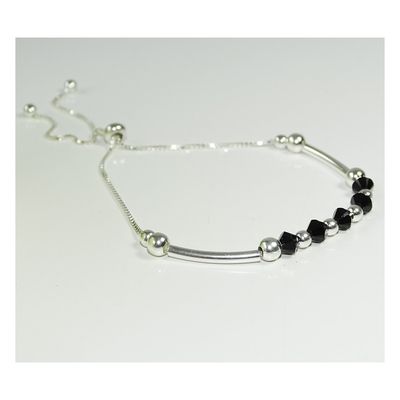 Imagen 2 del producto Pulsera Ajustable de Plata con Cristales Swarovski T