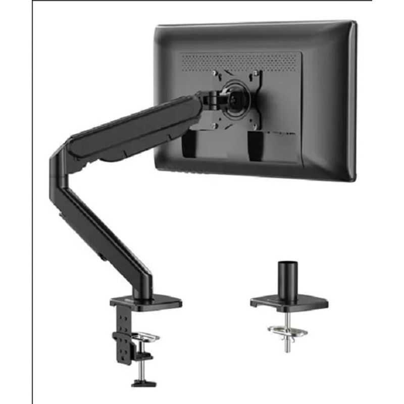 GENERICO - Soporte Ergonómico De Mesa Para Tv/monitor 1 Brazo 17-30 Color Negro