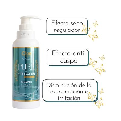 Imagen 2 del producto Shampoo Pure Sensation Clear 400ml Control Sebo Hidrata