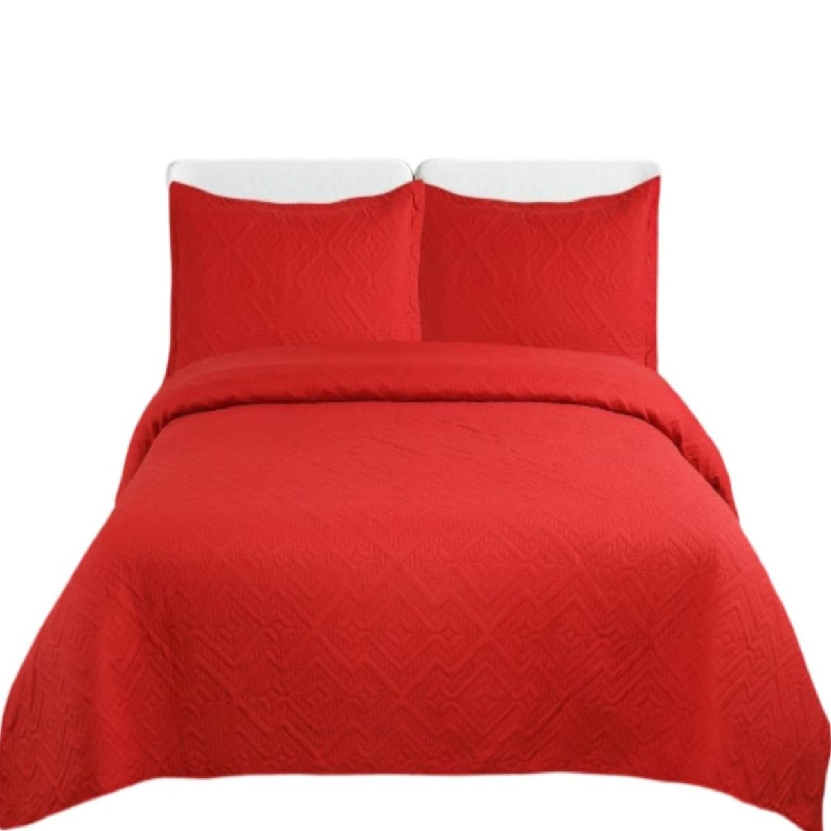 GENERICO - Cubrecama Quilt Unicolor Plaza y Media Verano E4