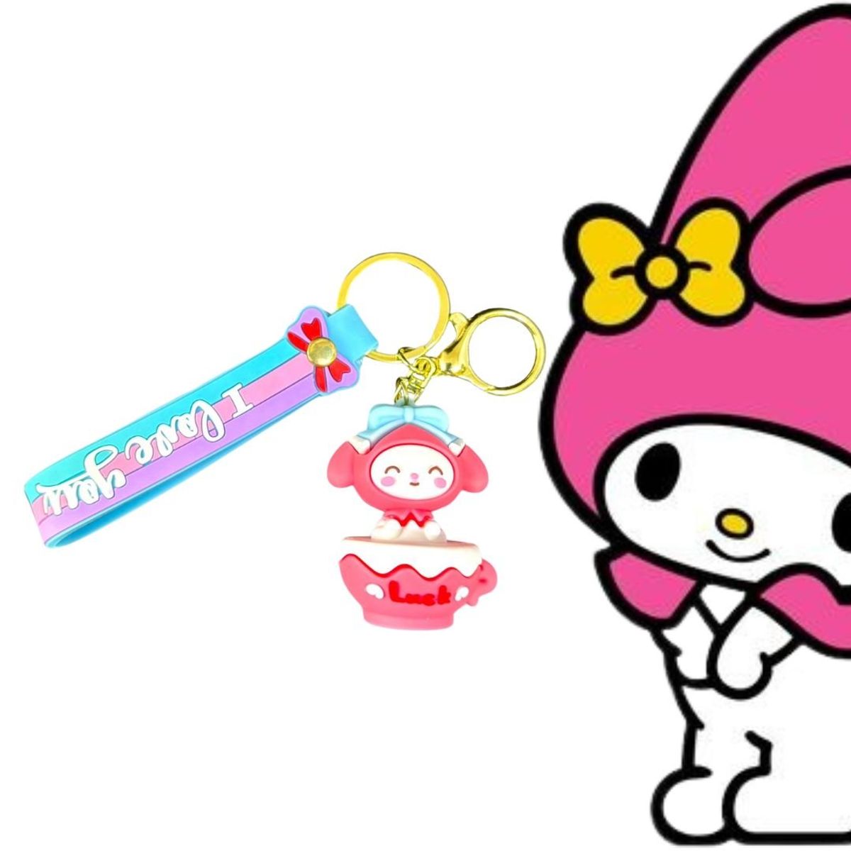 GENERICO - Llavero Colgante Tematico My Melody Llavero Para Llaves Deco