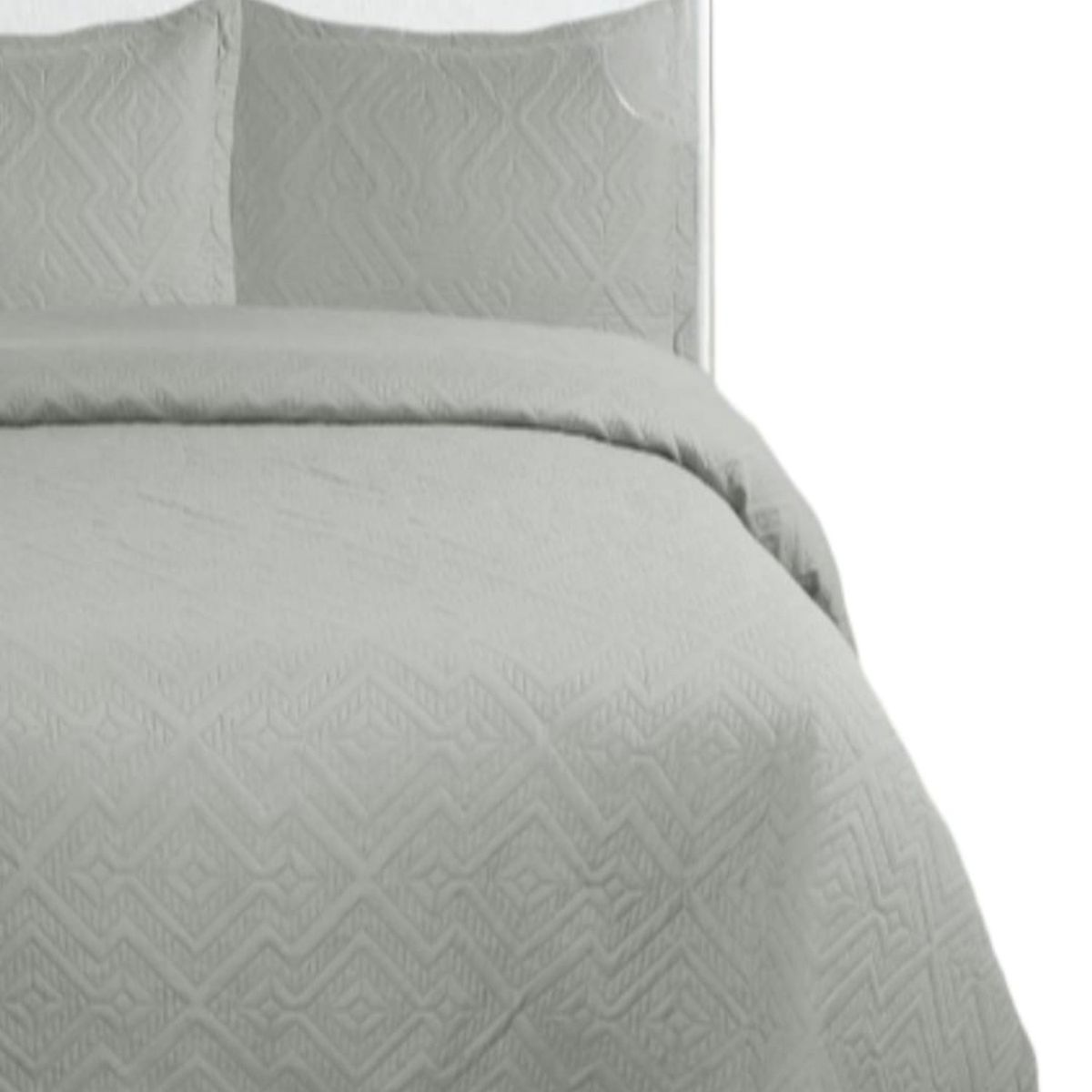 GENERICO - Cubrecama Quilt Unicolor Verano Dos Plazas Ligero E2