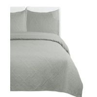 Cubrecama Quilt Unicolor Verano Dos Plazas Ligero E2