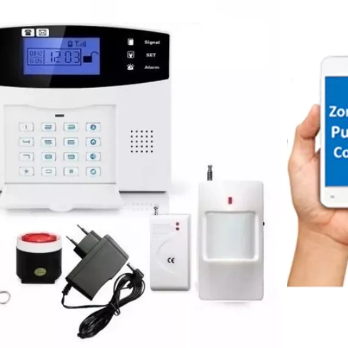 GENERICO - Sistema Alarma 4G wifi Para Casa  Aviso Celular Homologados Model C