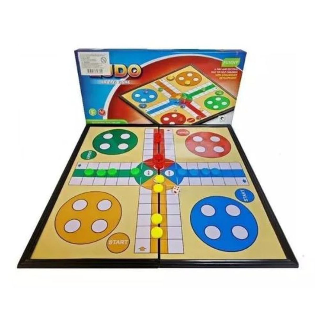 GENERICO - Juego De Ludo Tablero Magnético