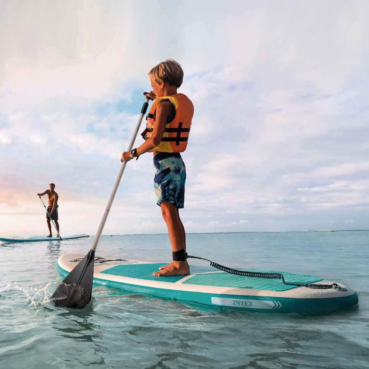 INTEX - SUP Stand Up Paddle Inflable INTEX Aqua Quest 240 Youth