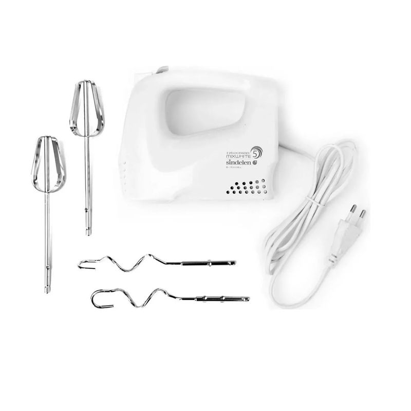 SINDELEN - Batidora De Mano Sindelen B-1500bl Acero 5 Velocidades