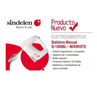 Imagen 2 del producto Batidora De Mano B-1500bl Acero 5 Velocidades