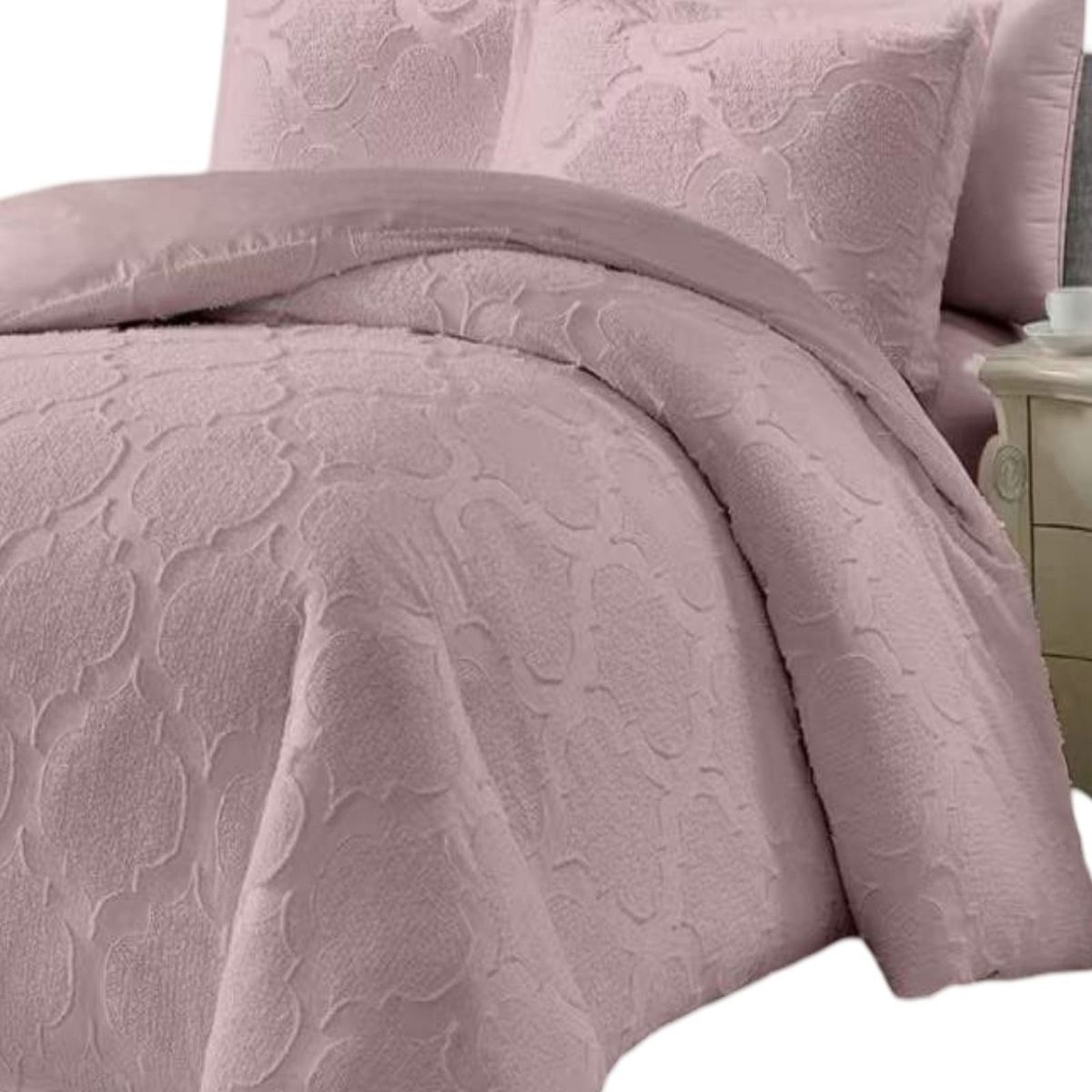 GENERICO - CUBRECAMA VERANO SEMI ALGODÓN KING 15o1