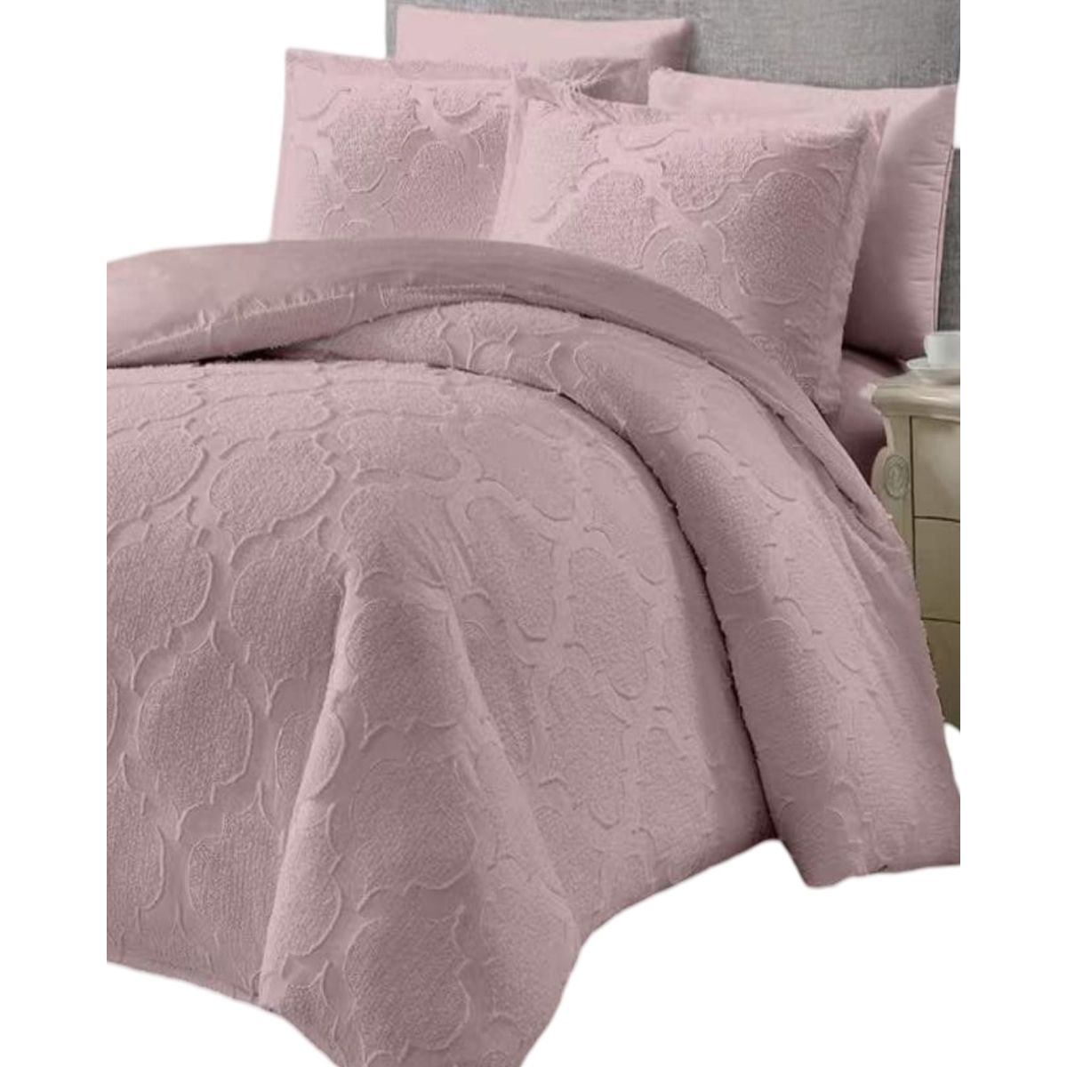 GENERICO - CUBRECAMA VERANO SEMI ALGODÓN KING 15o1