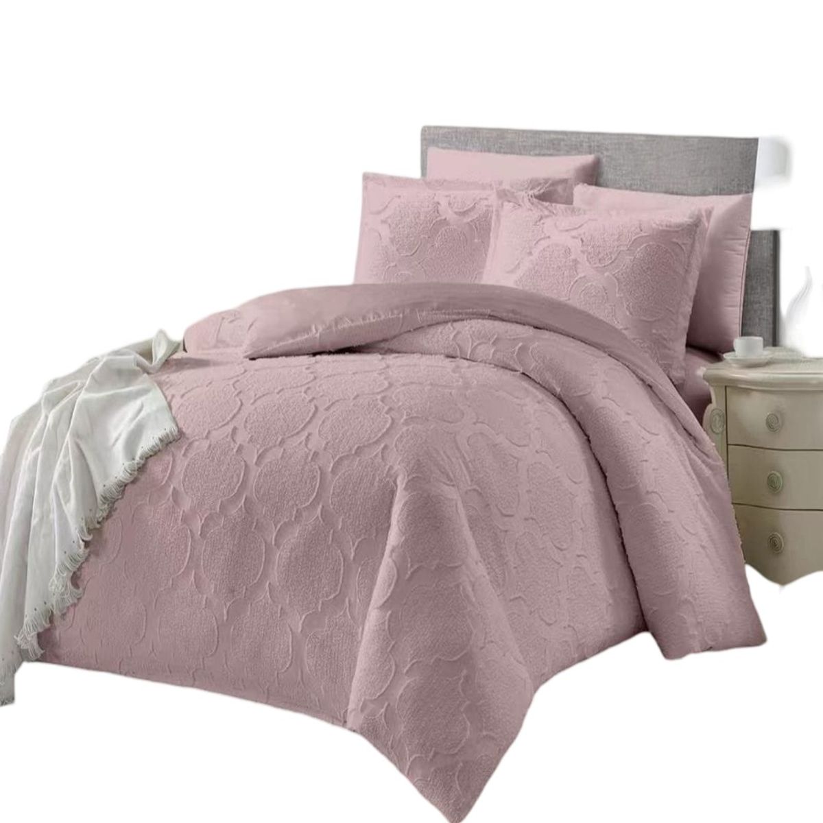 GENERICO - CUBRECAMA VERANO SEMI ALGODÓN KING 15o1