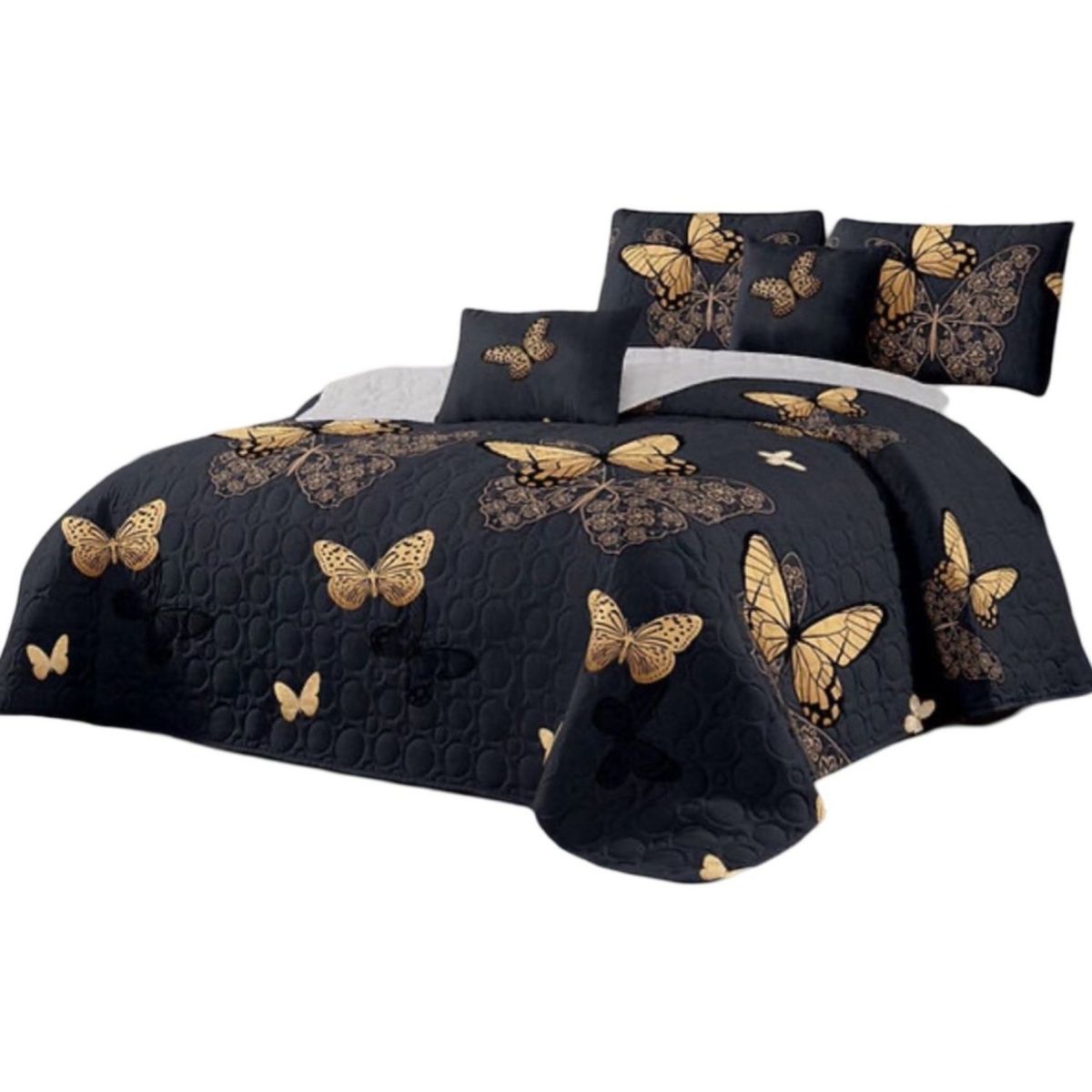 GENERICO - Cubrecama 1P y Media Quilt Verano + Funda Almohada D7