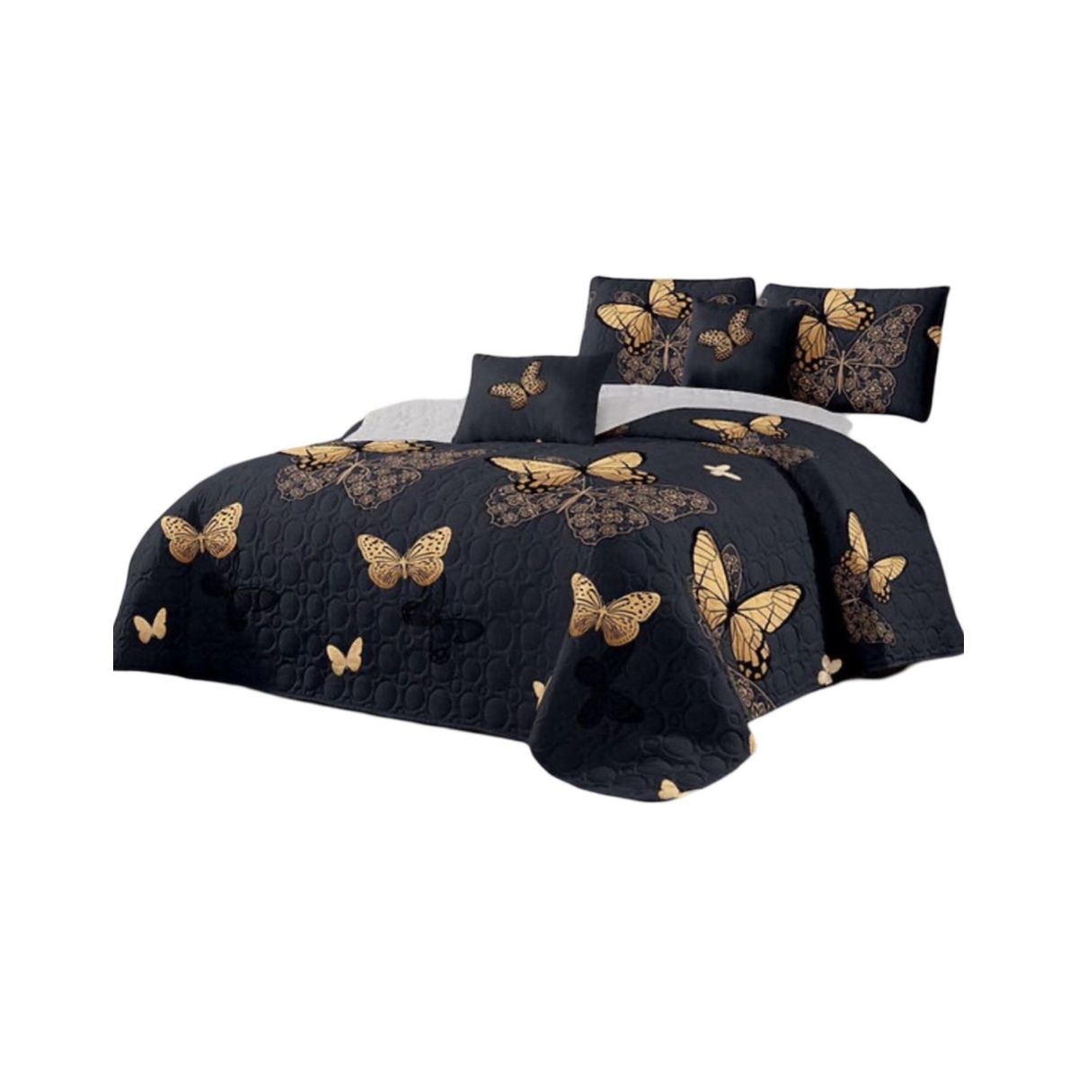 GENERICO - Cubrecama 1P y Media Quilt Verano + Funda Almohada D7