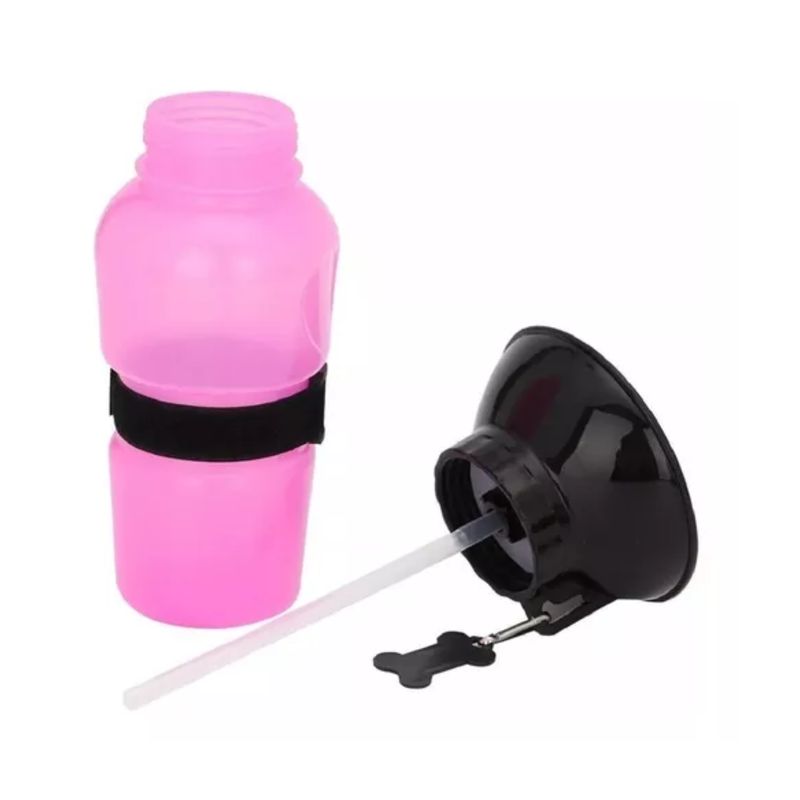 GENERICO - Dispensador Agua 500ml Botella Portátil Mascota Perro Gato