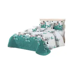 GENERICO - Cubrecama 1P y Media Quilt Verano + Funda Almohada D12
