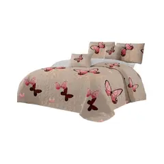 GENERICO - Cubrecama 1P y Media Quilt Verano + Funda Almohada D6