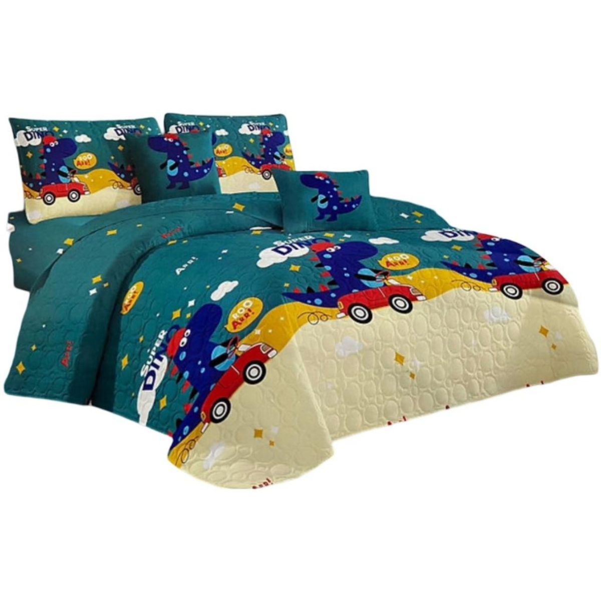 GENERICO - Cubrecama 1P y Media Quilt Verano + Funda Almohada D5