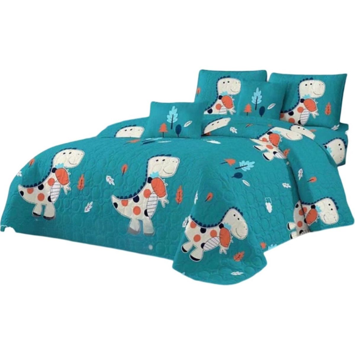 GENERICO - Cubrecama 1P y Media Quilt Verano + Funda Almohada D2