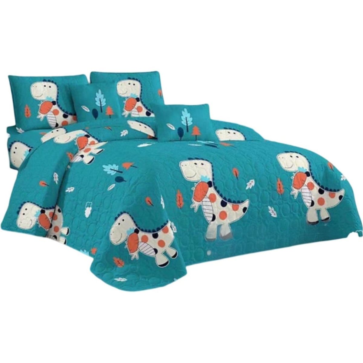 GENERICO - Cubrecama 1P y Media Quilt Verano + Funda Almohada D2