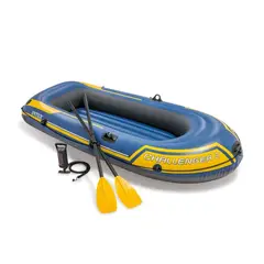 INTEX - Bote Inflable Challenger 2 236 x 114 x 41 cm