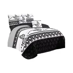 GENERICO - Cubrecama Quilt Verano King + 2 Fundas Almohada DA1