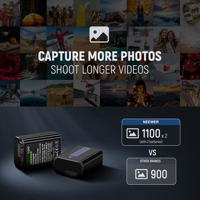 Imagen 2 del producto Np-fw50 2x Batería Y Cargador Para Sony A7 A7 II Zv-e10 A6400 A6100