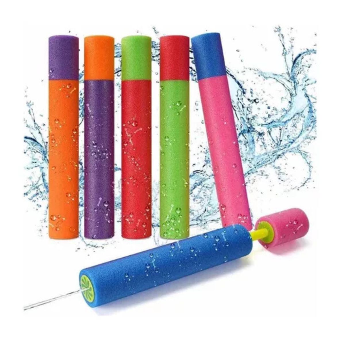 GENERICO - Pistola lanza agua de espuma juego de verano