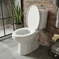 Asiento Y Tapa De Wc Blanca Colomba