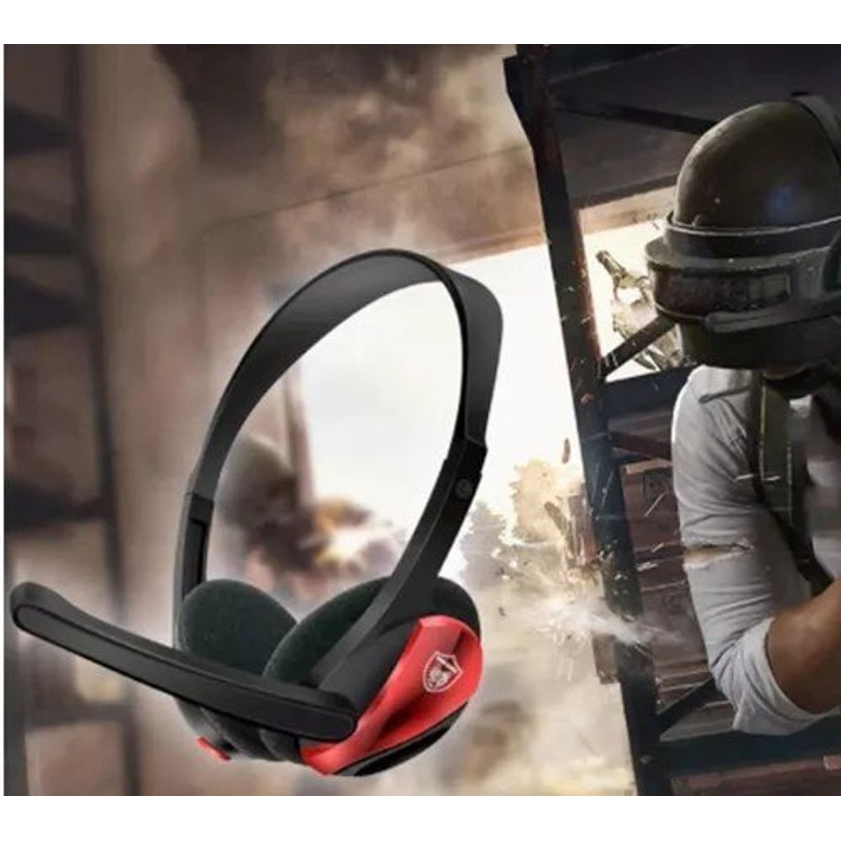 GENERICO - Audifonos gamer GM-006 cable 3.5 mm con microfono