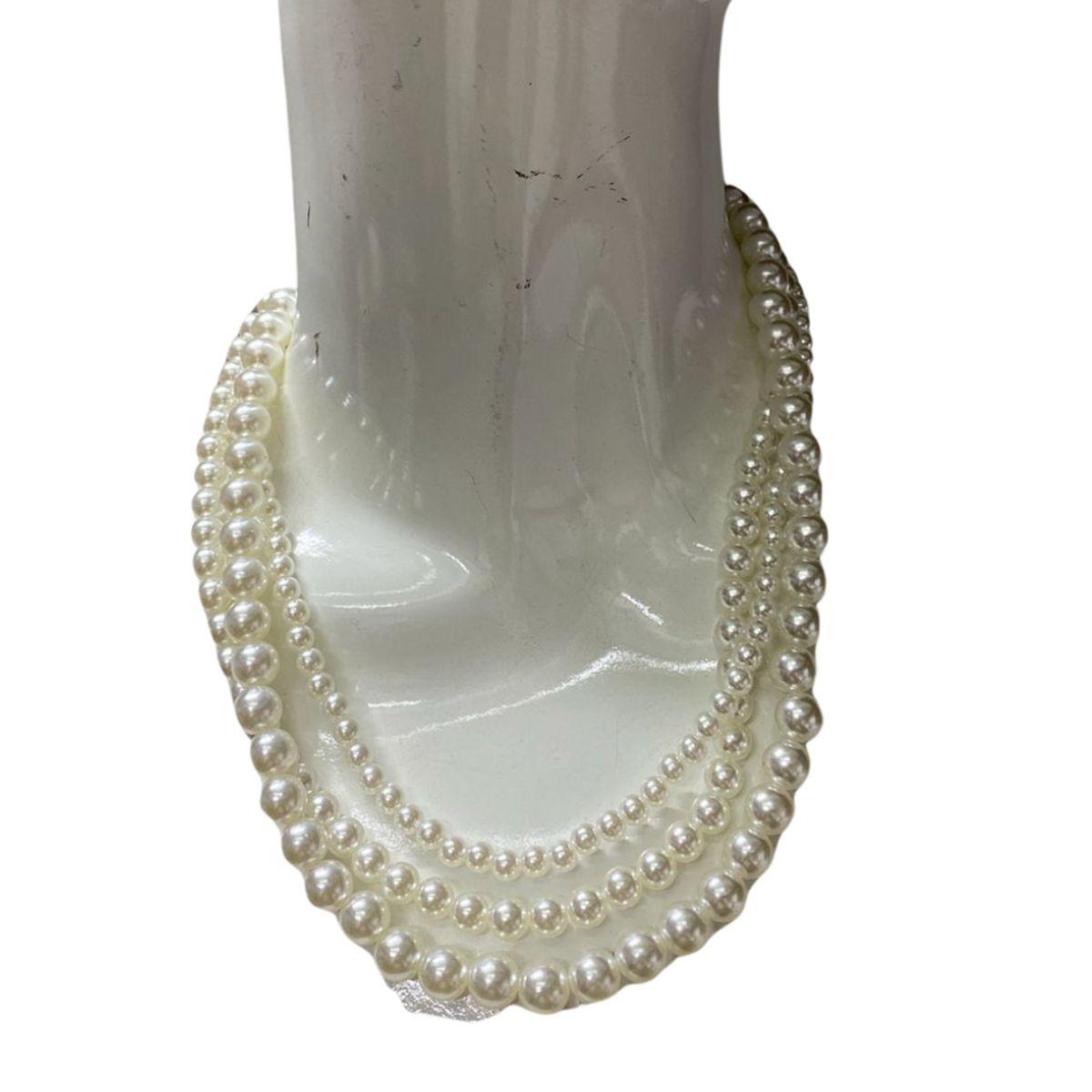 GENERICO - collar de perlas gargantilla multicollar de perlas clasicas fantasia