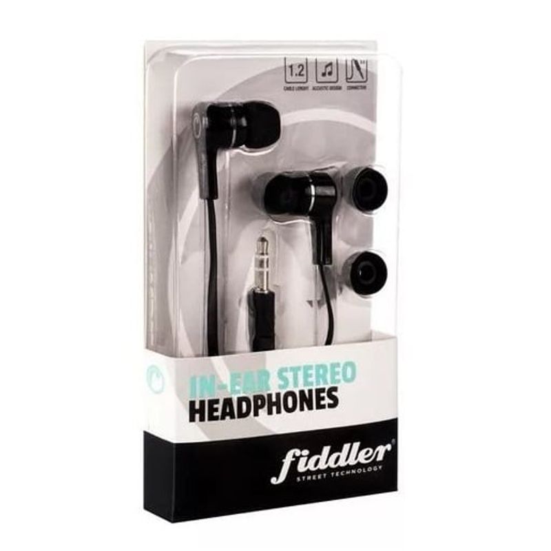GENERICO - Audífonos In-ear Fiddler color negro  T249