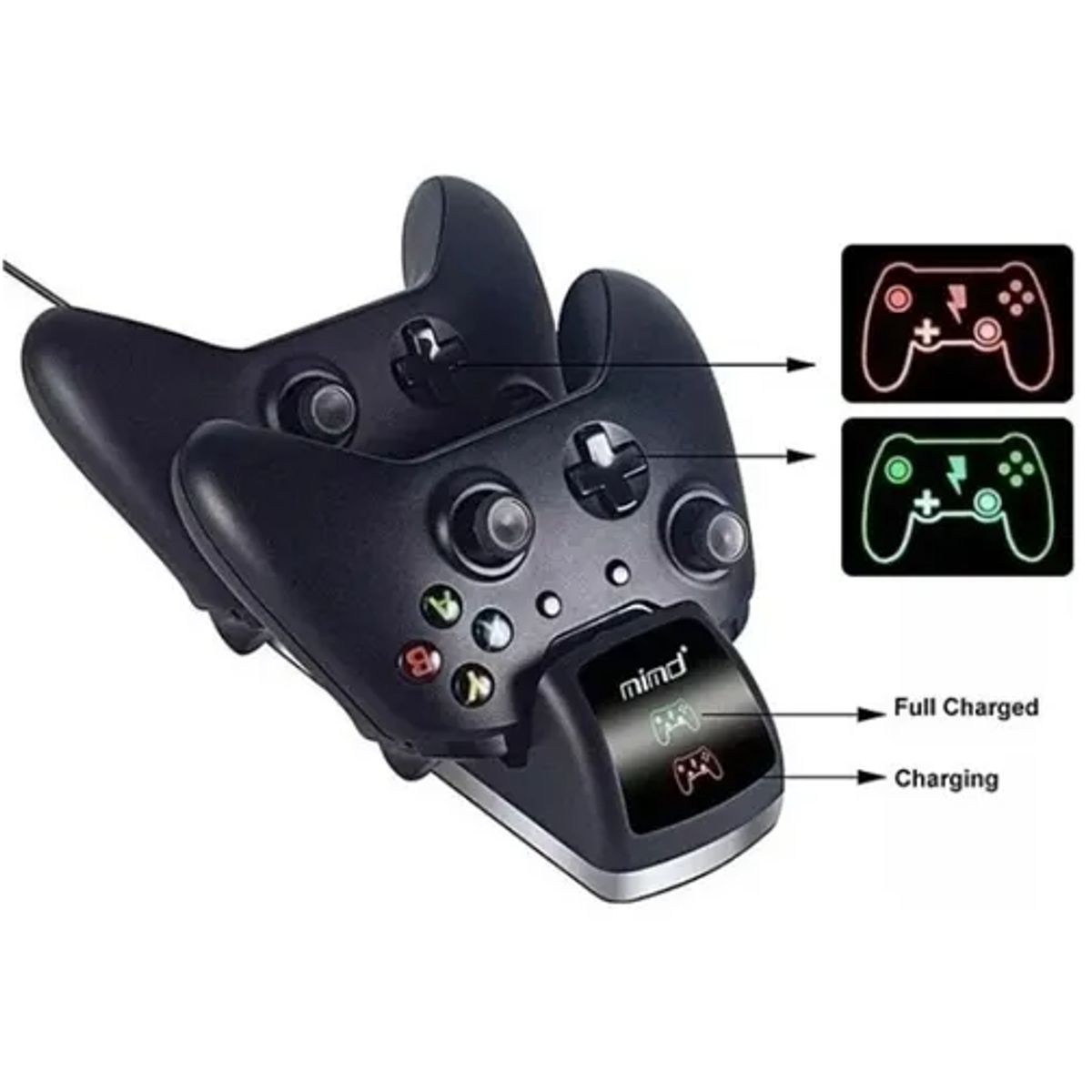 GENERICO - Base De Carga Doble Para Controles De Xbox One